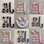 Kitty Headband Bow Neckwear costume