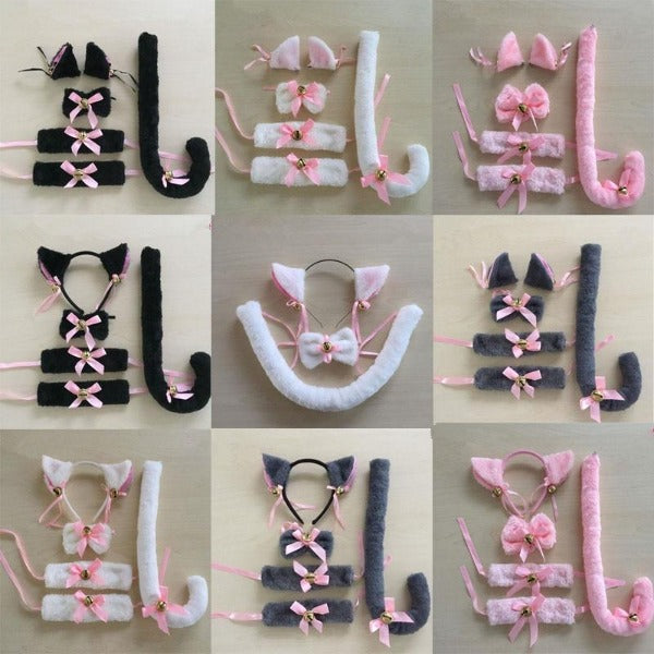 Kitty Headband Bow Neckwear costume