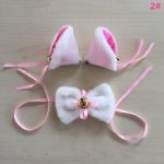 Kitty Headband Bow Neckwear costume