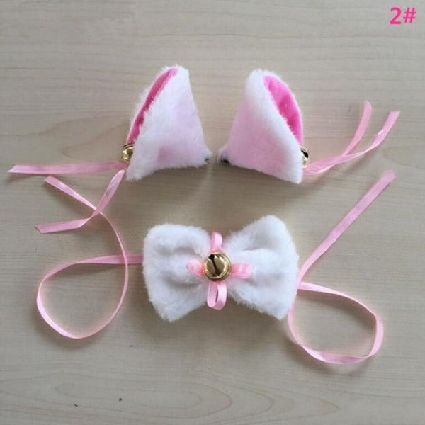 Kitty Headband Bow Neckwear costume