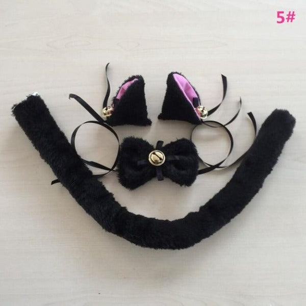 Kitty Headband Bow Neckwear costume