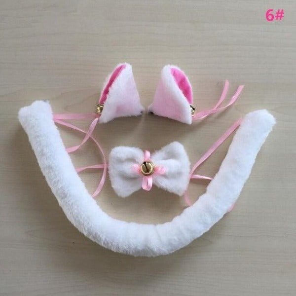Kitty Headband Bow Neckwear costume