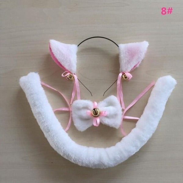 Kitty Headband Bow Neckwear costume