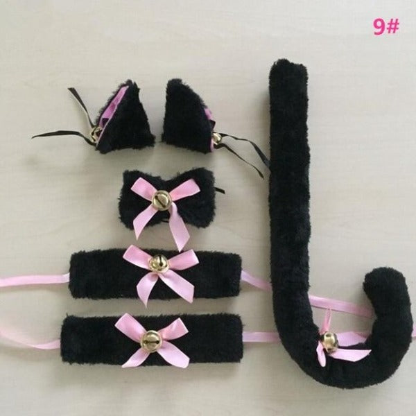 Kitty Headband Bow Neckwear costume