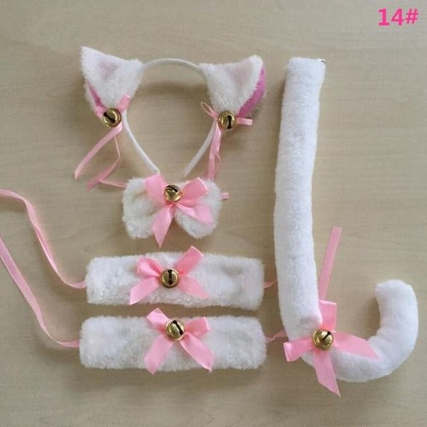 Kitty Headband Bow Neckwear costume