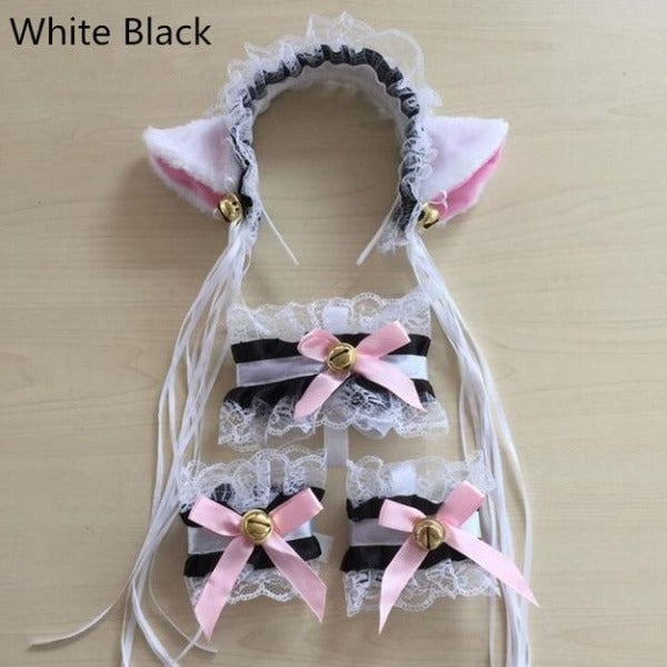 Kitty Headband Bow Neckwear costume