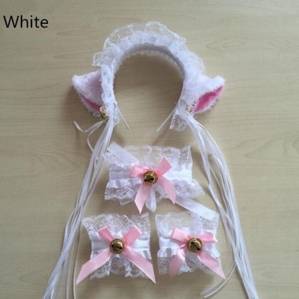 Kitty Headband Bow Neckwear costume