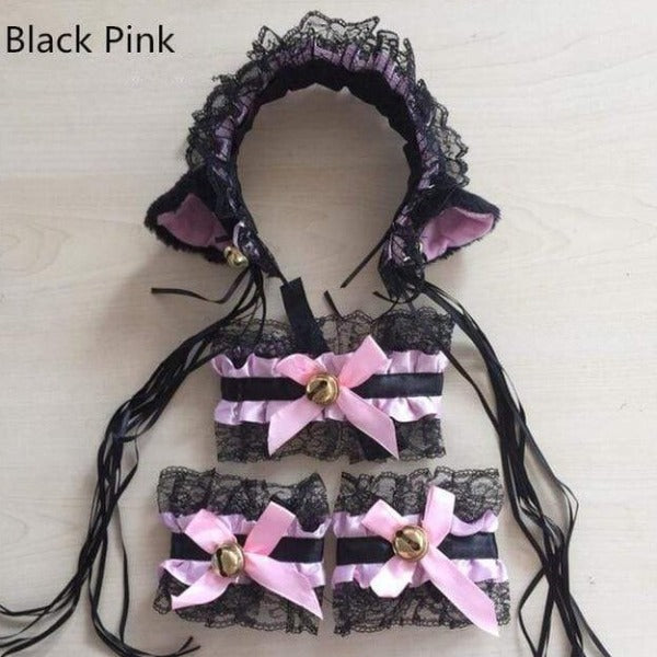 Kitty Headband Bow Neckwear costume