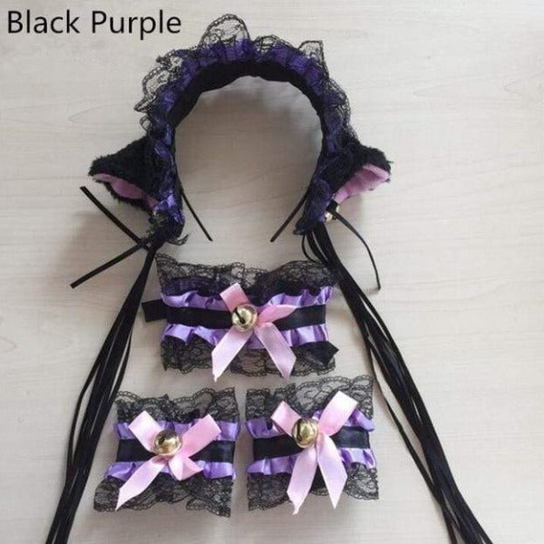 Kitty Headband Bow Neckwear costume