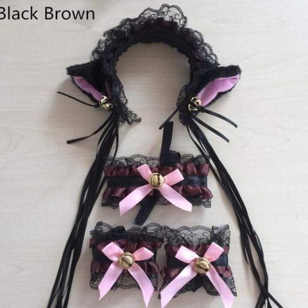 Kitty Headband Bow Neckwear costume
