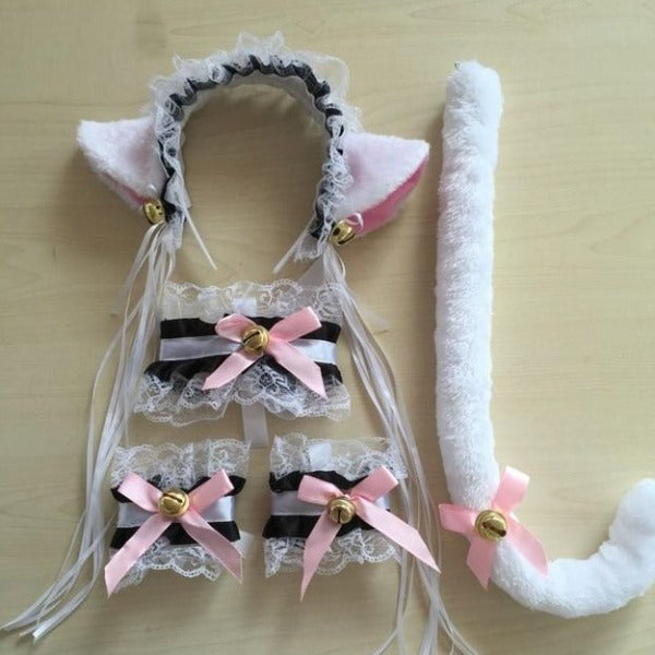 Kitty Headband Bow Neckwear costume