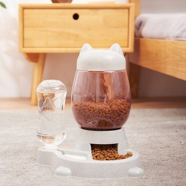 Cat Ear Food & Water Dispenser