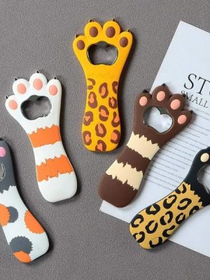 Cats Bottle Opener Fridge Magnet