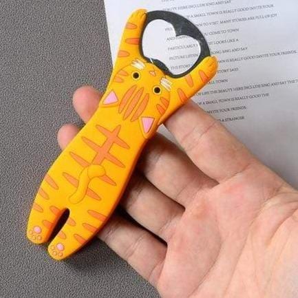 Cats Bottle Opener Fridge Magnet
