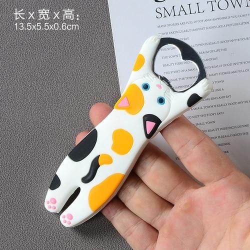 Cats Bottle Opener Fridge Magnet