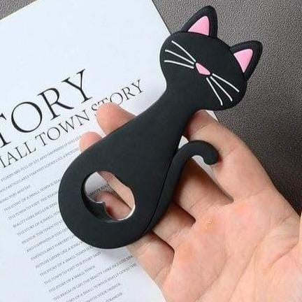 Cats Bottle Opener Fridge Magnet