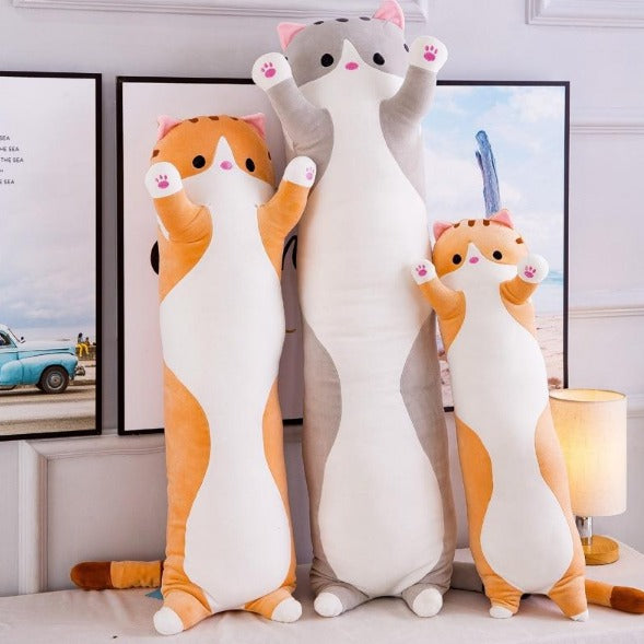 Long Cute Cat Pillows