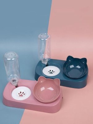 Elevated Cat Bowl Water Dispenser