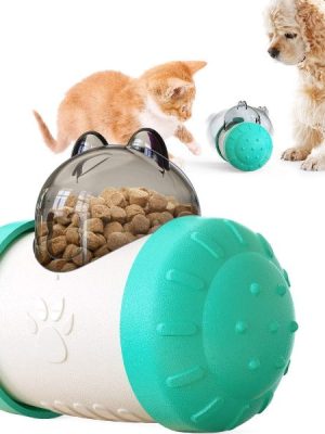 Interactive Cat Feeder Toy Wheel