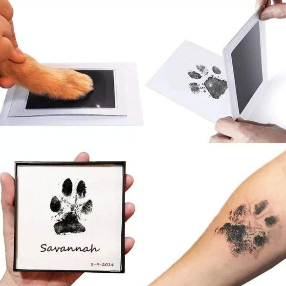 Non-toxic Kitten Paw Prints Inkless Kit