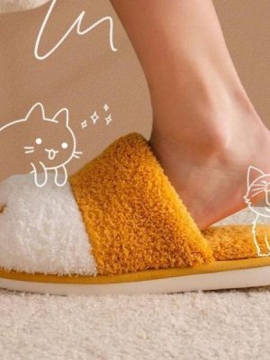 Unisex Cat Paw Slippers