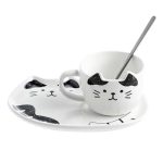 Cat Ceramics Plate & Cup Set