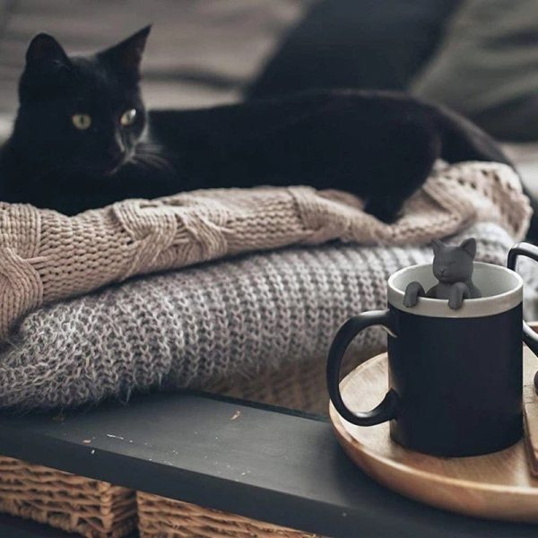 Reusable Creative Cat Tea Strainer