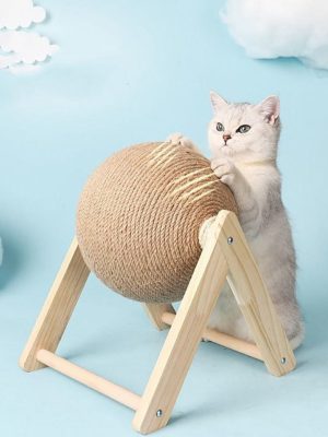 Wear-resistant Cat Rope Ball Scratcher