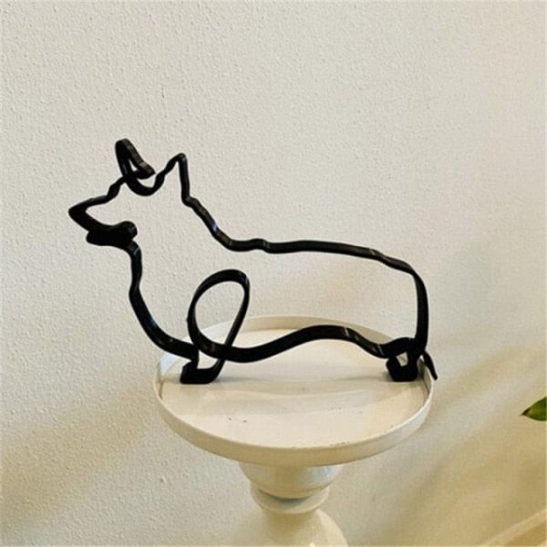Cat Metal Artistic Home Sculpture