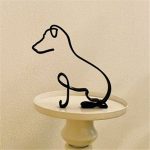 Cat Metal Artistic Home Sculpture