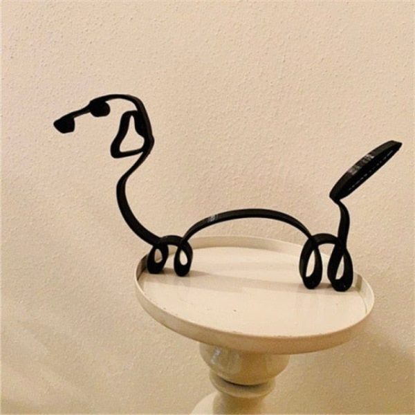 Cat Metal Artistic Home Sculpture