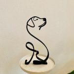 Cat Metal Artistic Home Sculpture
