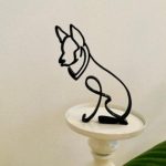 Cat Metal Artistic Home Sculpture