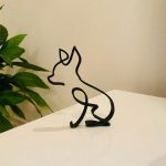 Cat Metal Artistic Home Sculpture