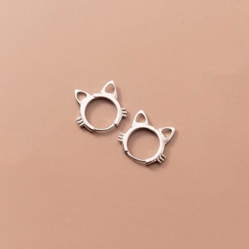 Cat ears and whiskers earrings