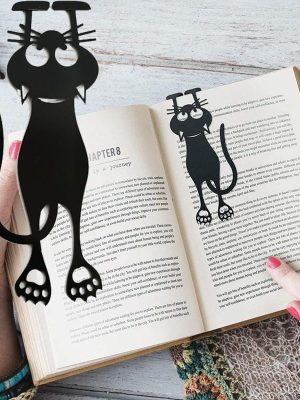 5pcs/set Black Cat Bookmarks