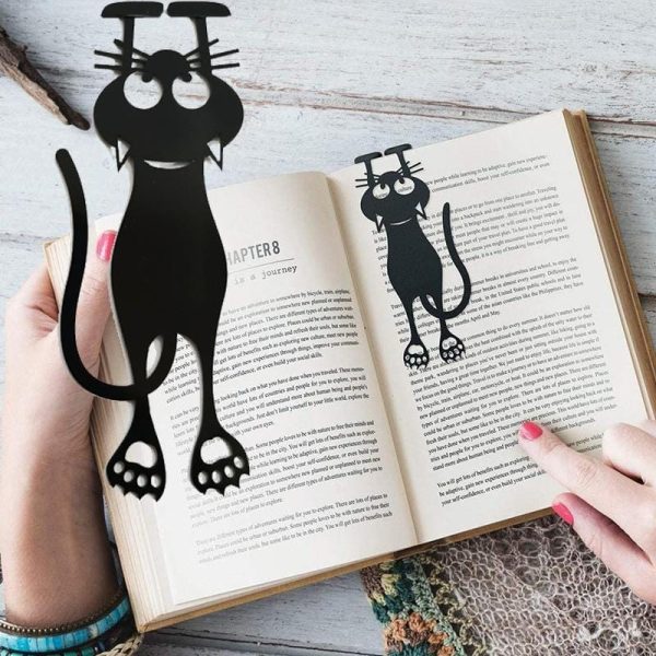 5pcs/set Black Cat Bookmarks