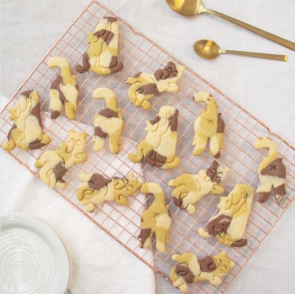 Kitty Butt Christmas Cookie Cutters