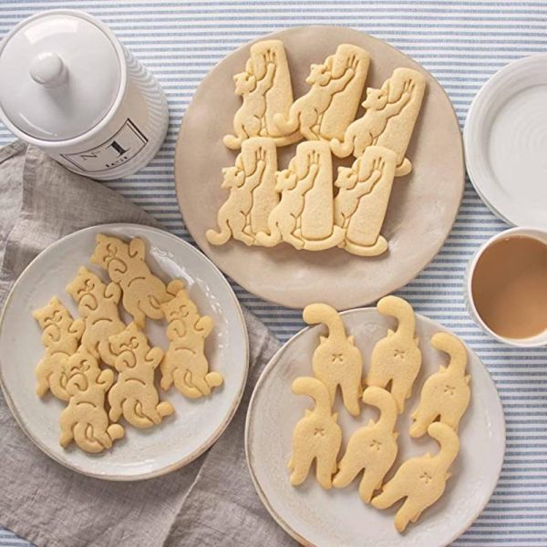 Kitty Butt Christmas Cookie Cutters