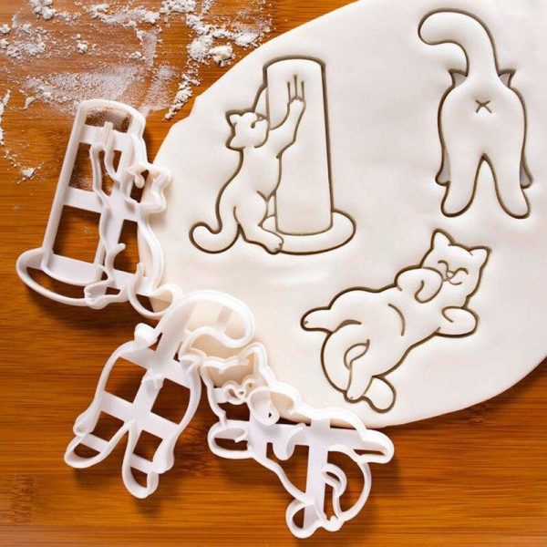 Kitty Butt Christmas Cookie Cutters