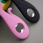 Black Pink Cat Magnetic Bottle Opener