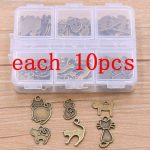 60Pcs Cat Pendant Kit Box