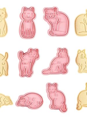 6Pcs/set DIY Cat Biscuit Mold