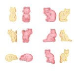6Pcs/set DIY Cat Biscuit Mold