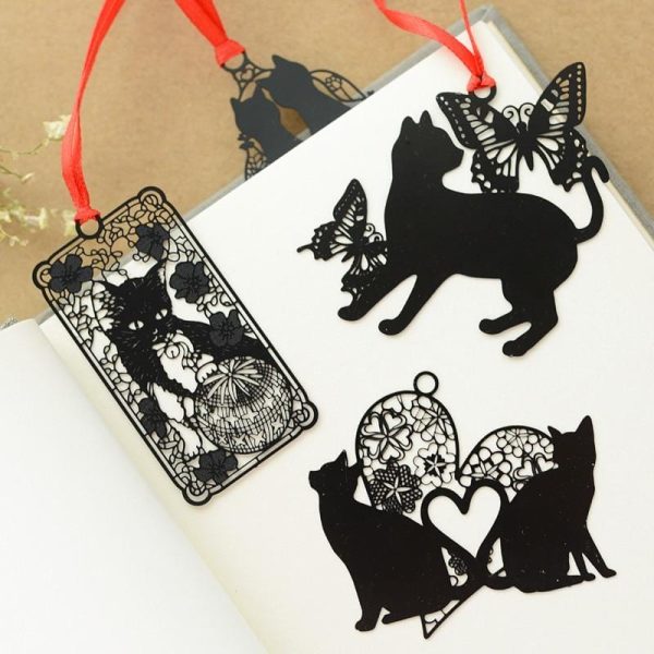 Lovely Metal Cat Bookmark Designs