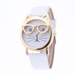 Cat Glasses Face Wrist Watch