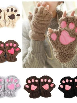Cozy Cat Paw Gloves