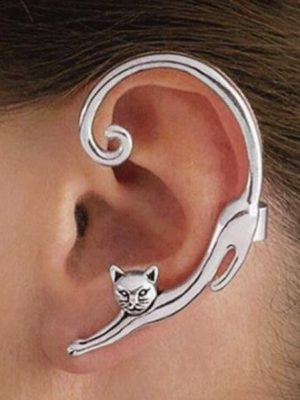 Cat Tail Twist Earring