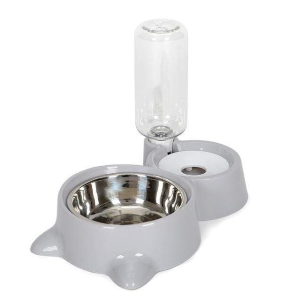 Cat Bowl and Water Feeder Dispenser