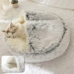 Cat Plushy Winter Nest Bed